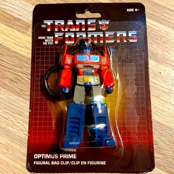 Vintage retro trans formers Optimus prime bag clip backpack clip transformer nwt - Picture 4 of 4